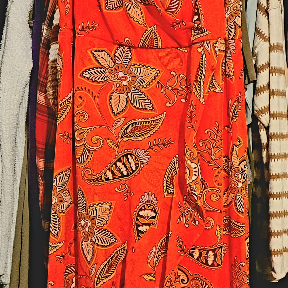 Vibrant Floral Maxi Dress